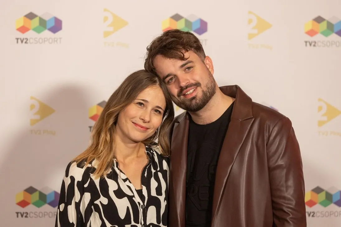 Heatlie Dávid feleségével