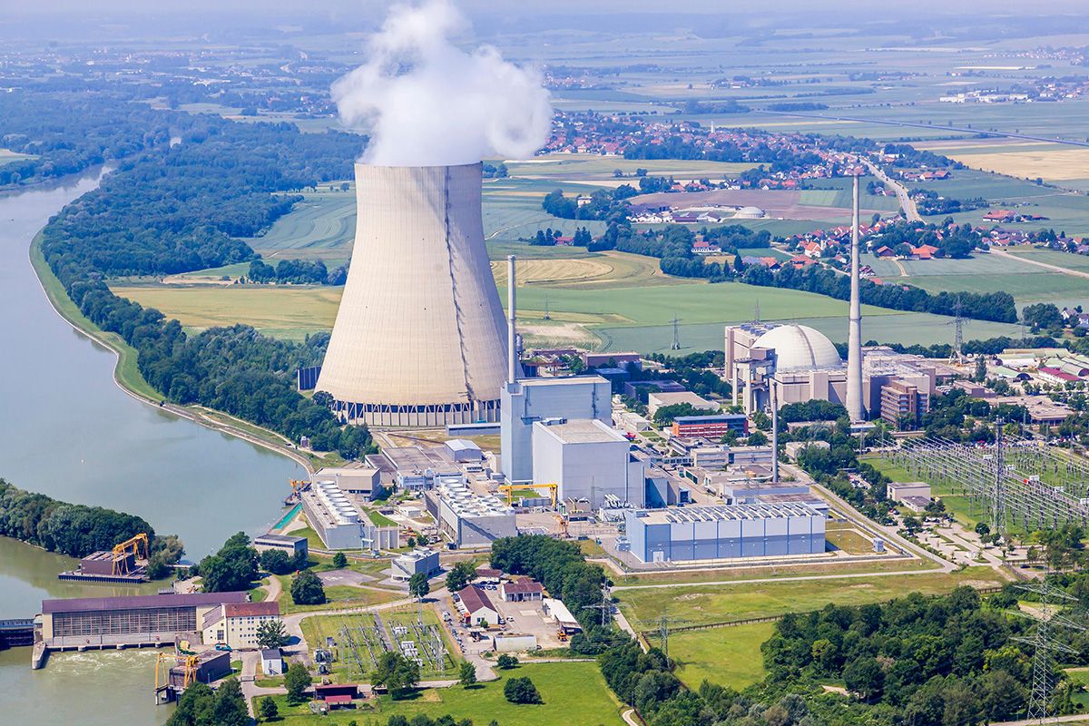 Aerial,View,,Eon,Nuclear,Power,Plants,Isar,I,And,Isar