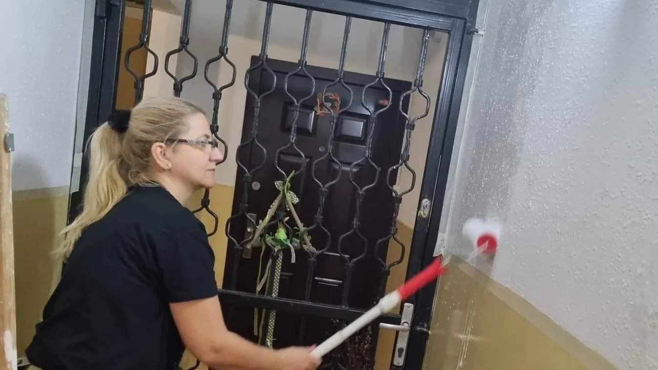 Rászoruló családoknál vállal csak munkát a szobafestő anyuka