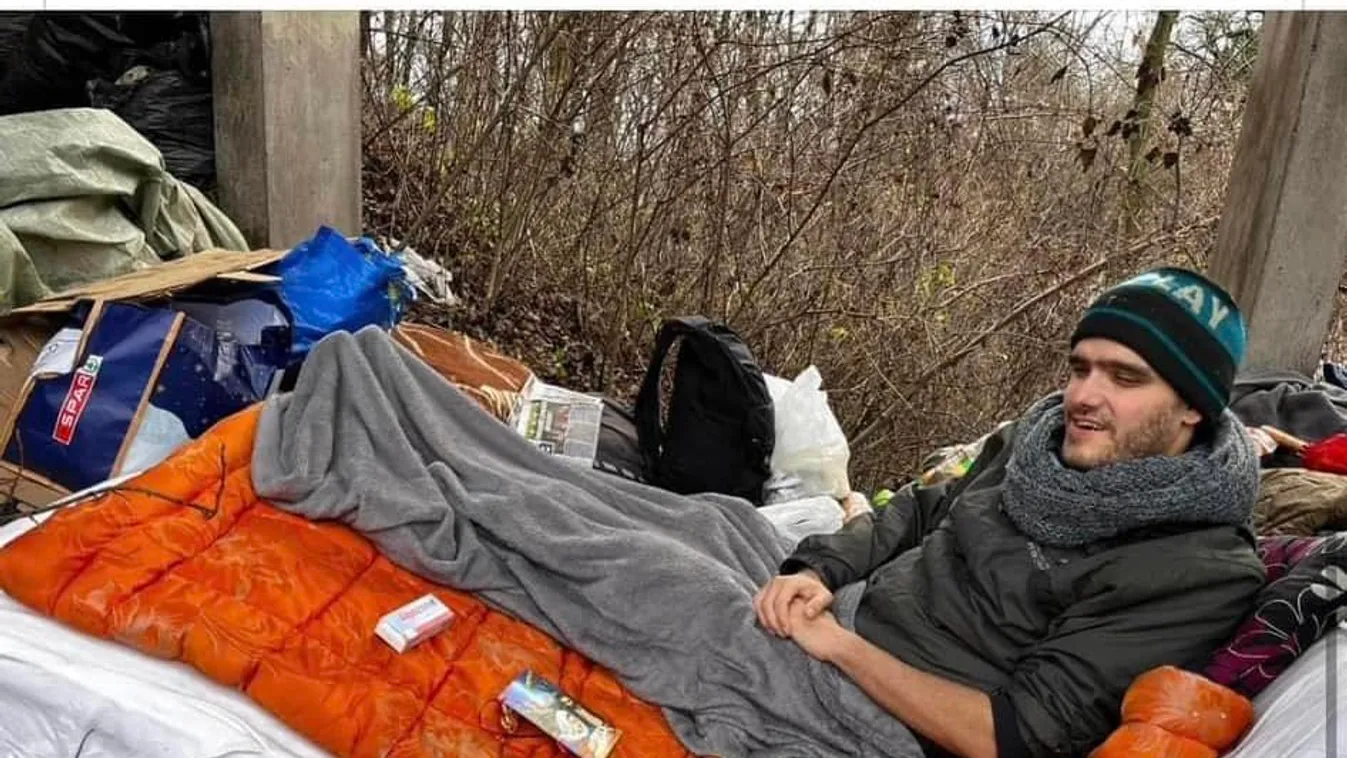 Decemberben híd alatt élt, most albérletbe költözött Gábor