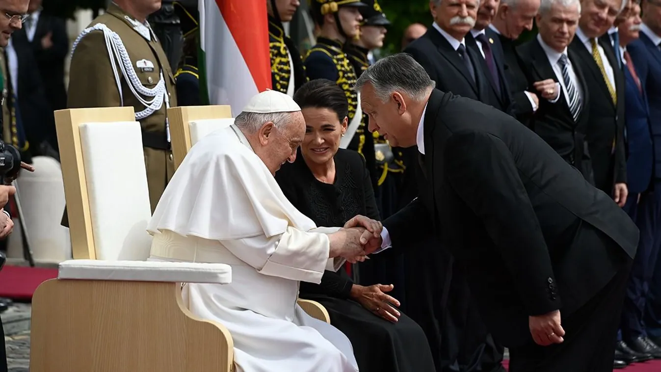 Négyszemközti megbeszélést folytatott Orbán Viktor és a pápa