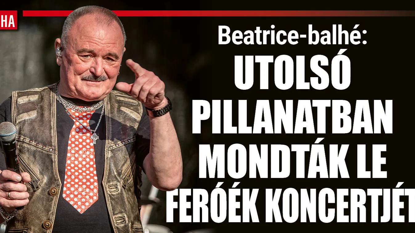 Napokkal a koncert előtt maradt hoppon Feró