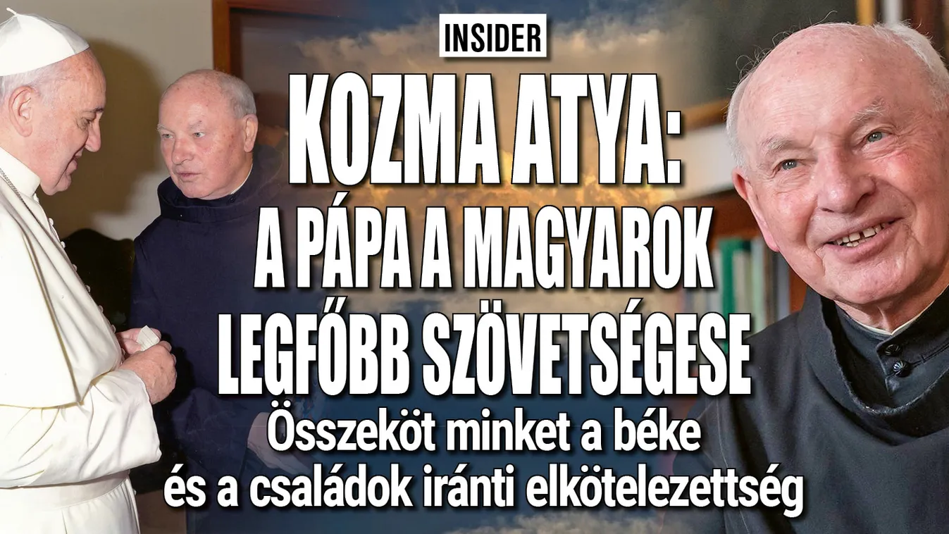 Kozma atya: A pápa Magyarország legfőbb szövetségese