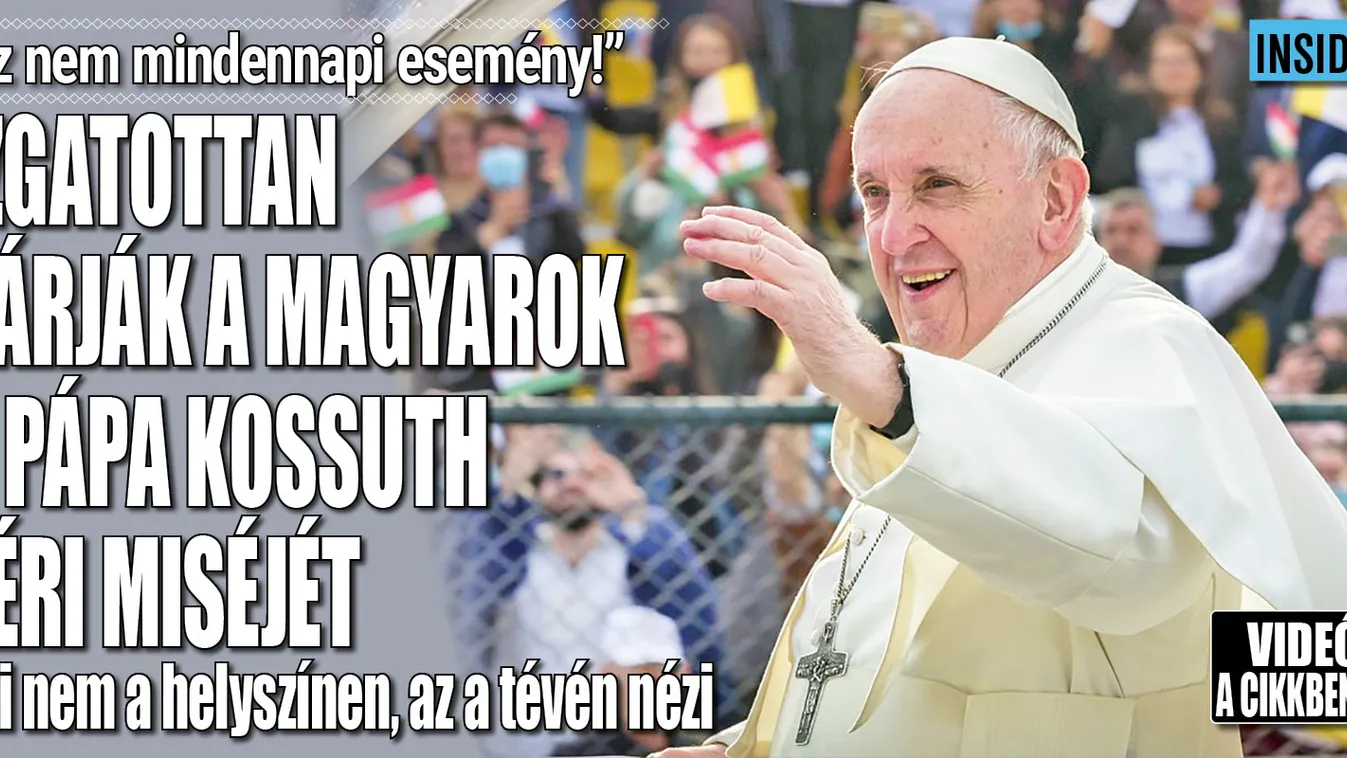 Az egész ország várja a pápa vasárnapi miséjét – Videó