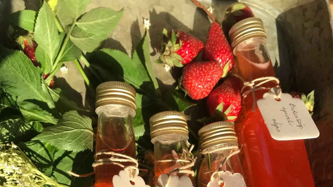 Hódít az epres bodzaszörp, isteni vele a limonádé