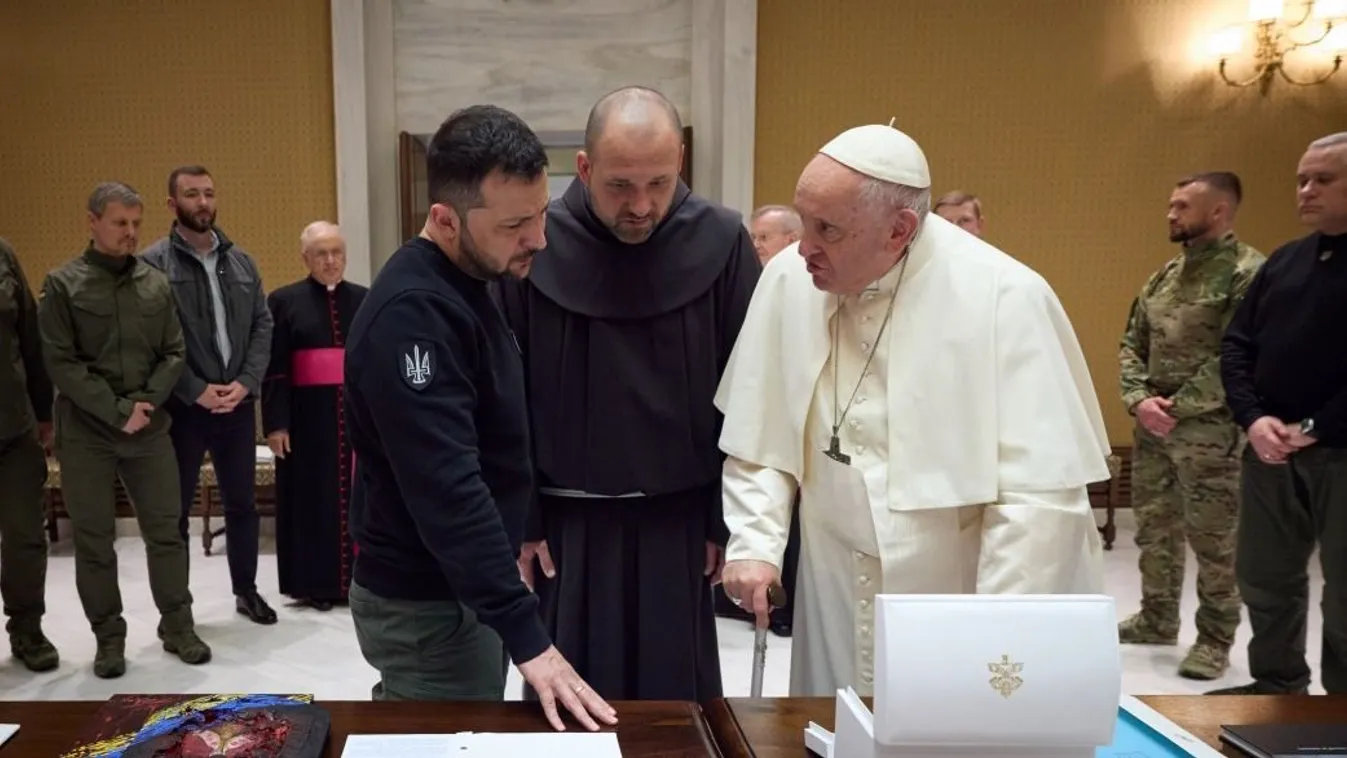 Ferenc pápa zárt ajtók mögött megfeddte Zelenszkijt