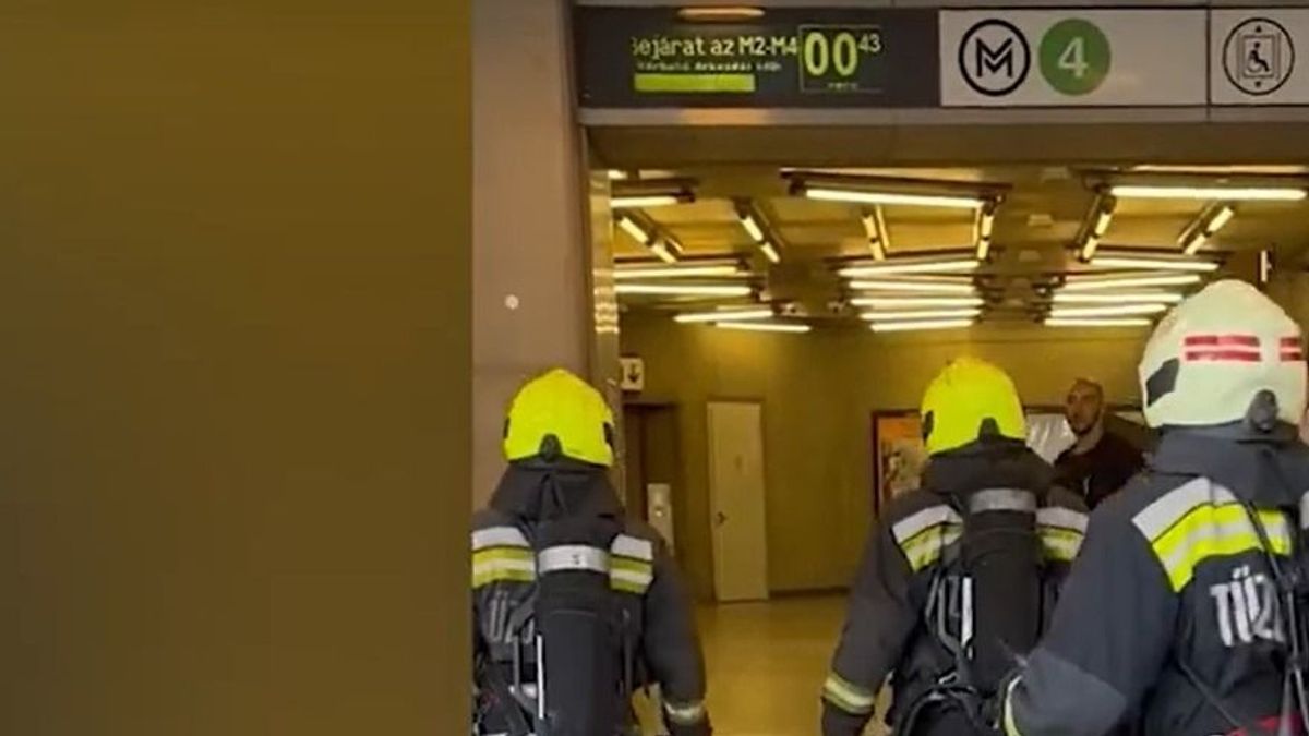 Felsírtak a szirénák: tűzoltók árasztották el a 4-es metró vonalát - videó