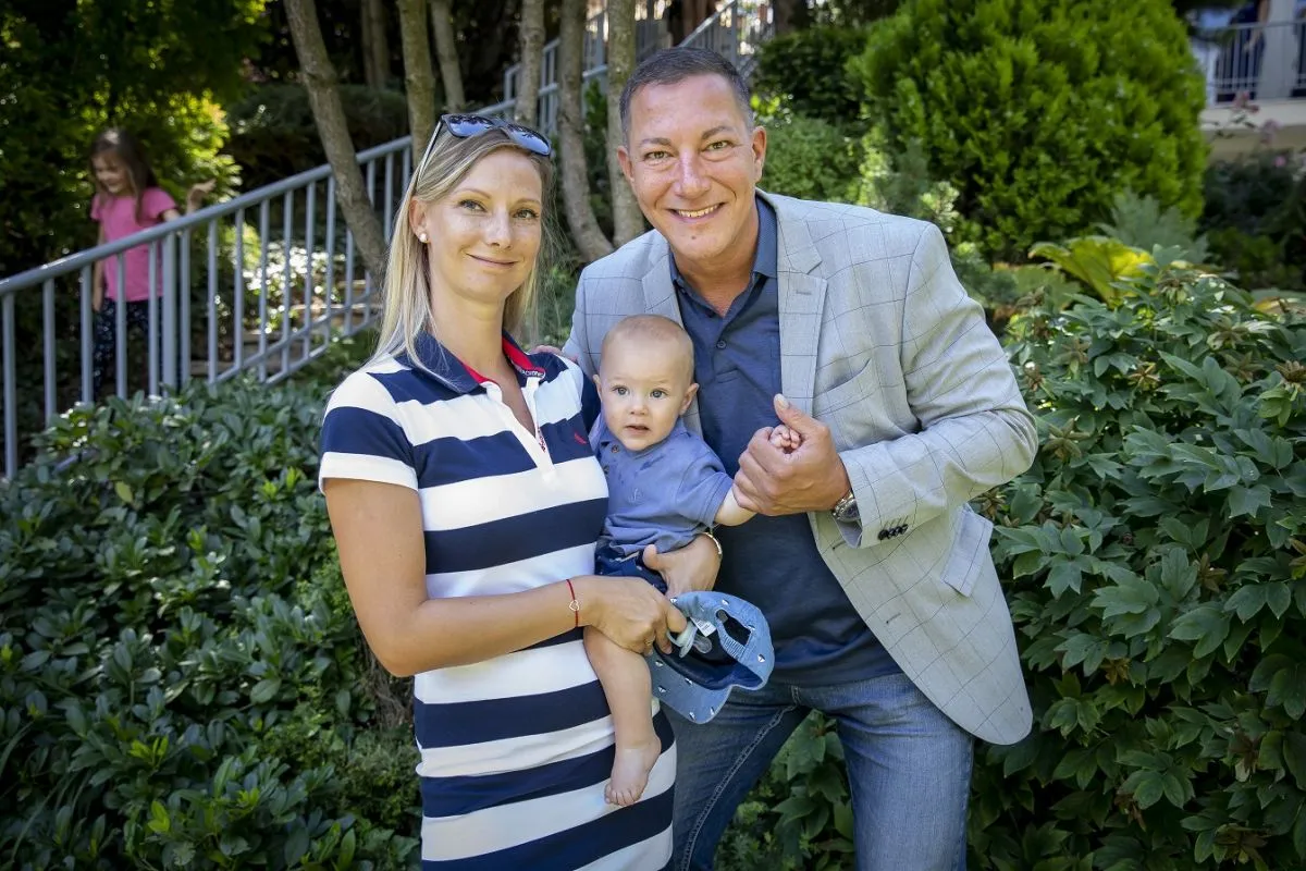 Németh Kristóf és felesége