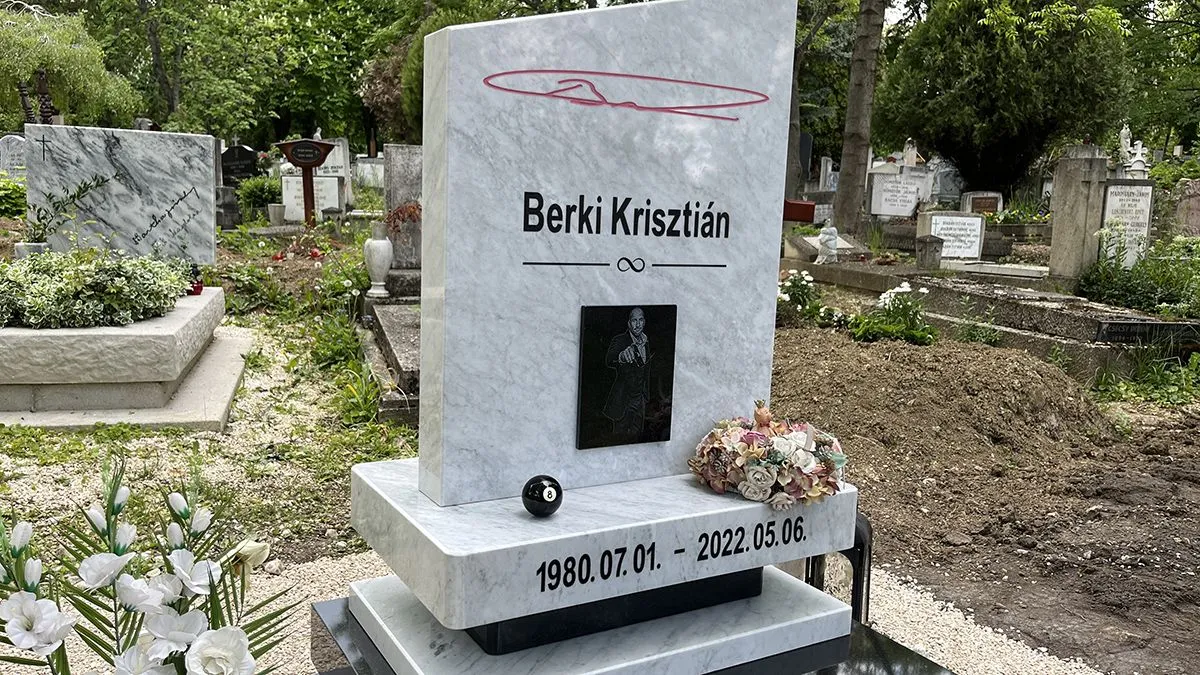 Berki Krisztián sírja