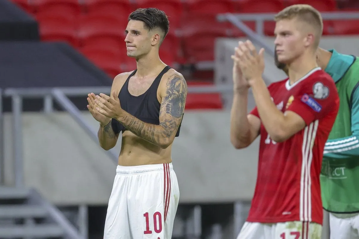 Szoboszlai (balra) és Schäfer: jó barátok és válogatottbeli csapattársak - de gyakran köszörülik egymáson a nyelvüket