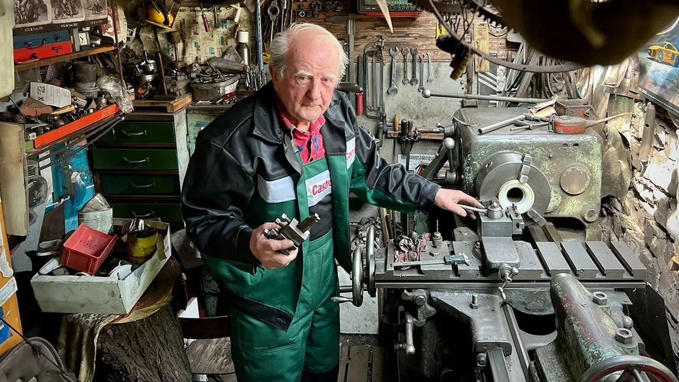 Nem bírja abbahagyni a munkát a 87 éves Feri bácsi