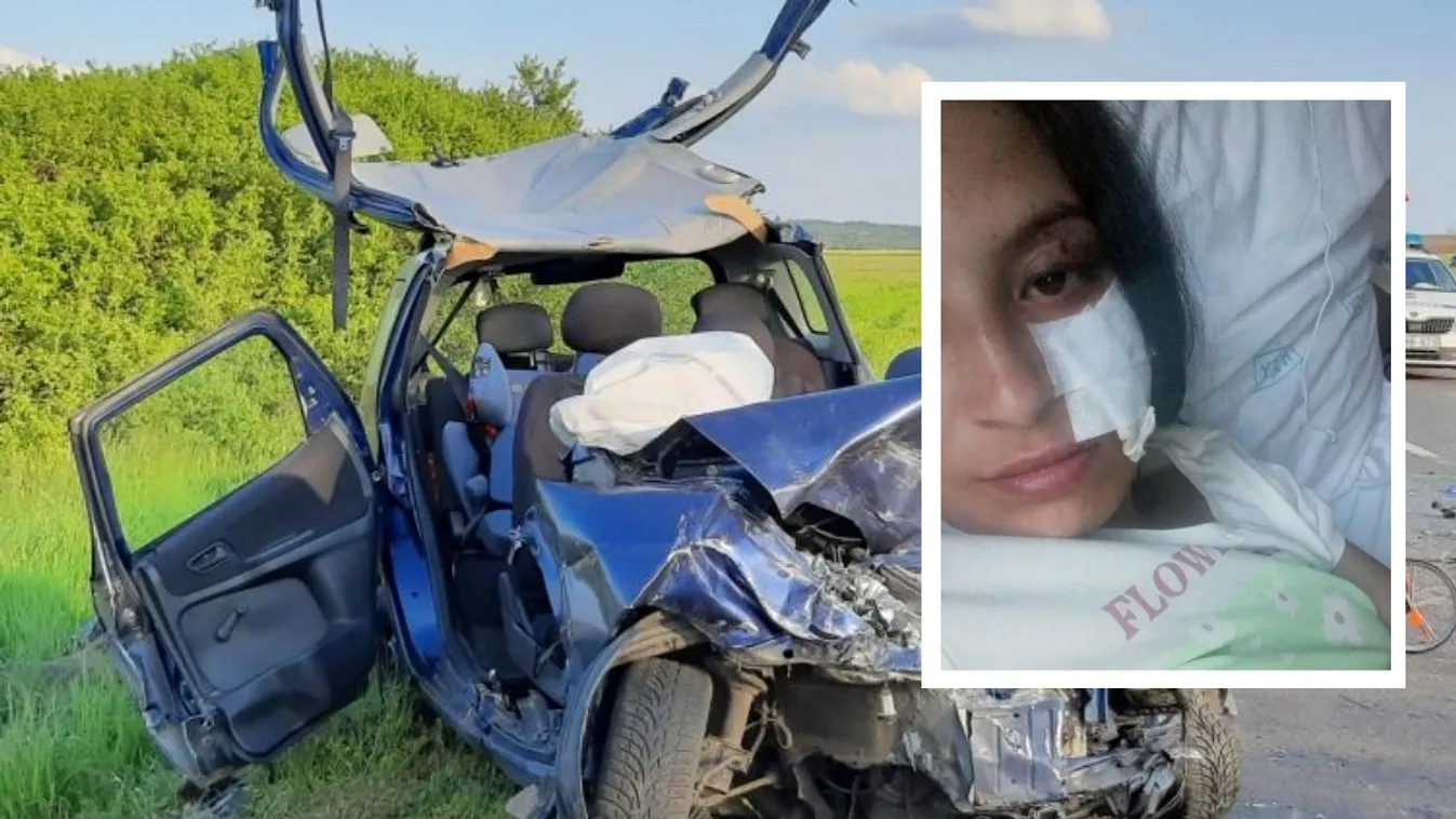 Menekülni kényszerült a balesetet túlélő kismama családja