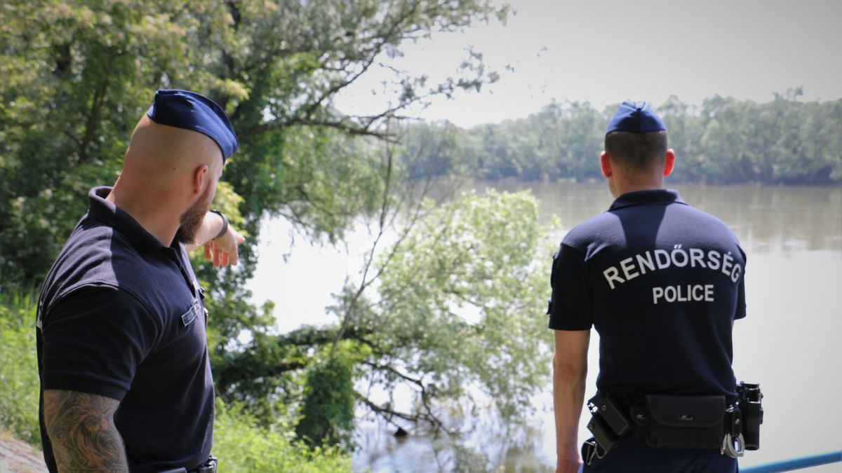 A Drávába esett egy 70 éves férfi, rendőrök rohantak a helyszínre