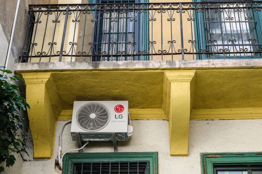 légkondicionáló, klíma, kültéri egység
