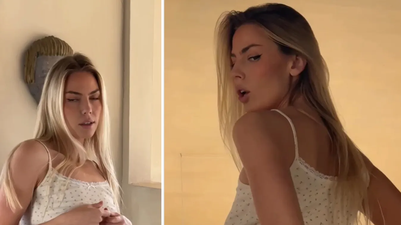 Bugyit sem vett fel a bombázó, meg is mutatott mindent