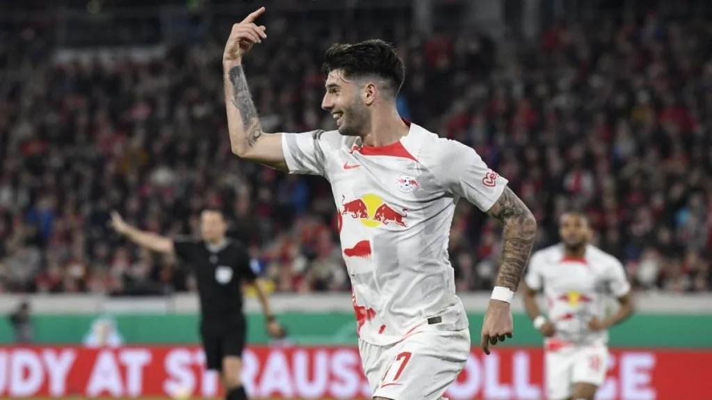 Szoboszlai májusban Ronaldo-féle gólörömmel fejezte ki a tiszteletét példaképe felé