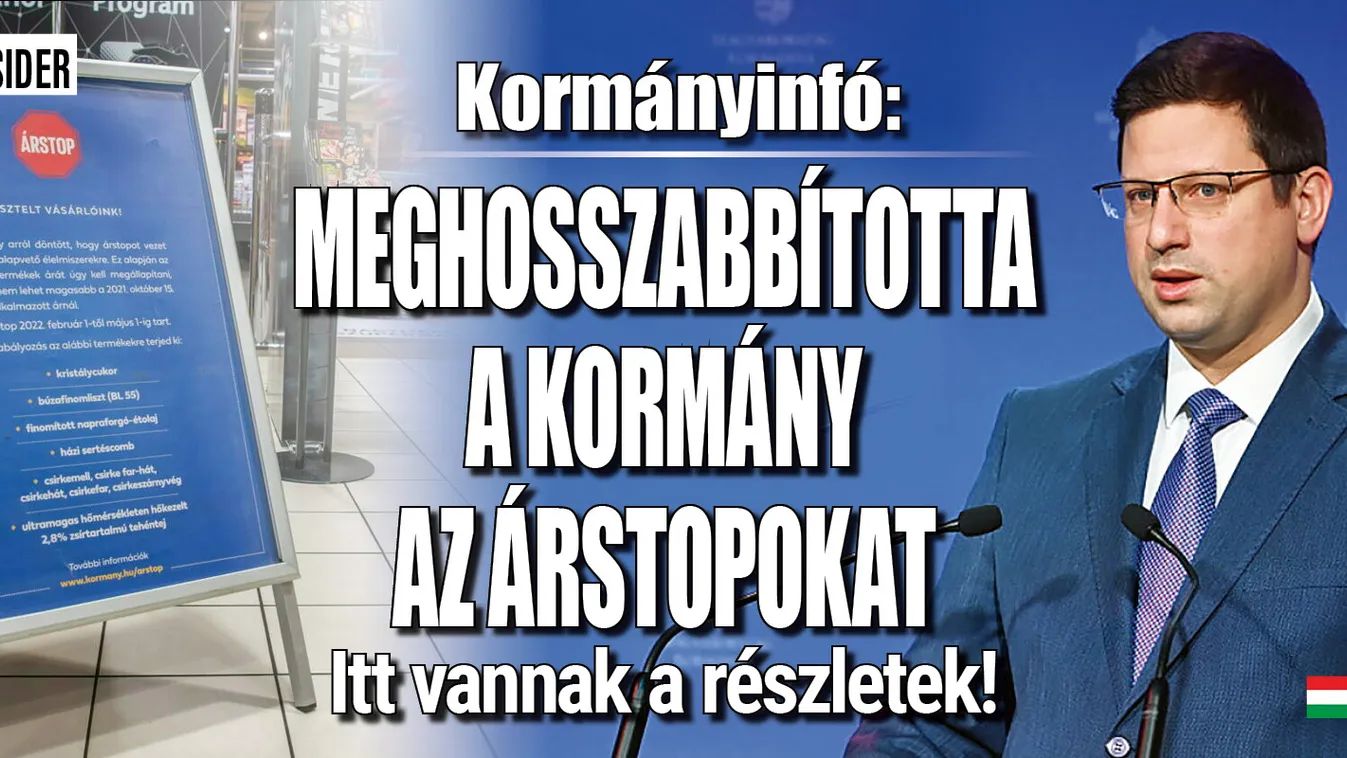 Kormányinfó: fontos bejelentéseket tett a kormány