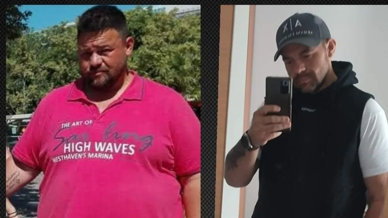 Így fogyott Károly 11 hónap alatt 90 kilót