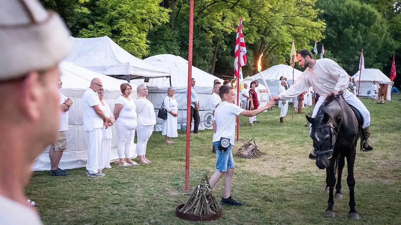 Így köszöntötték a napfordulót a hun hagyományőrzők
