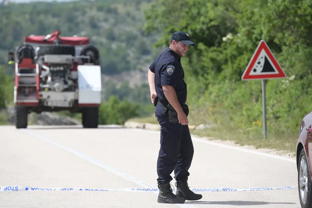 Pad helikoptera kraj Drnia