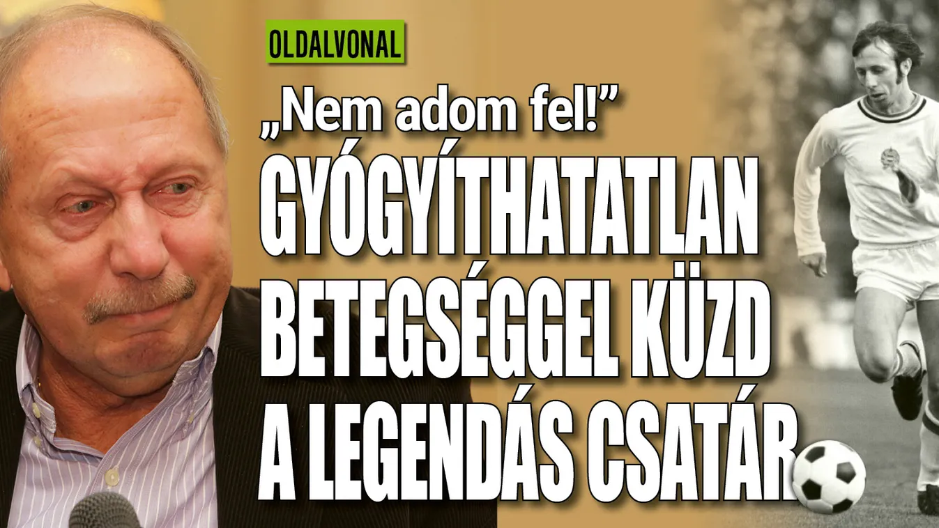 Gyógyíthatatlan betegséggel küzd a magyar legenda