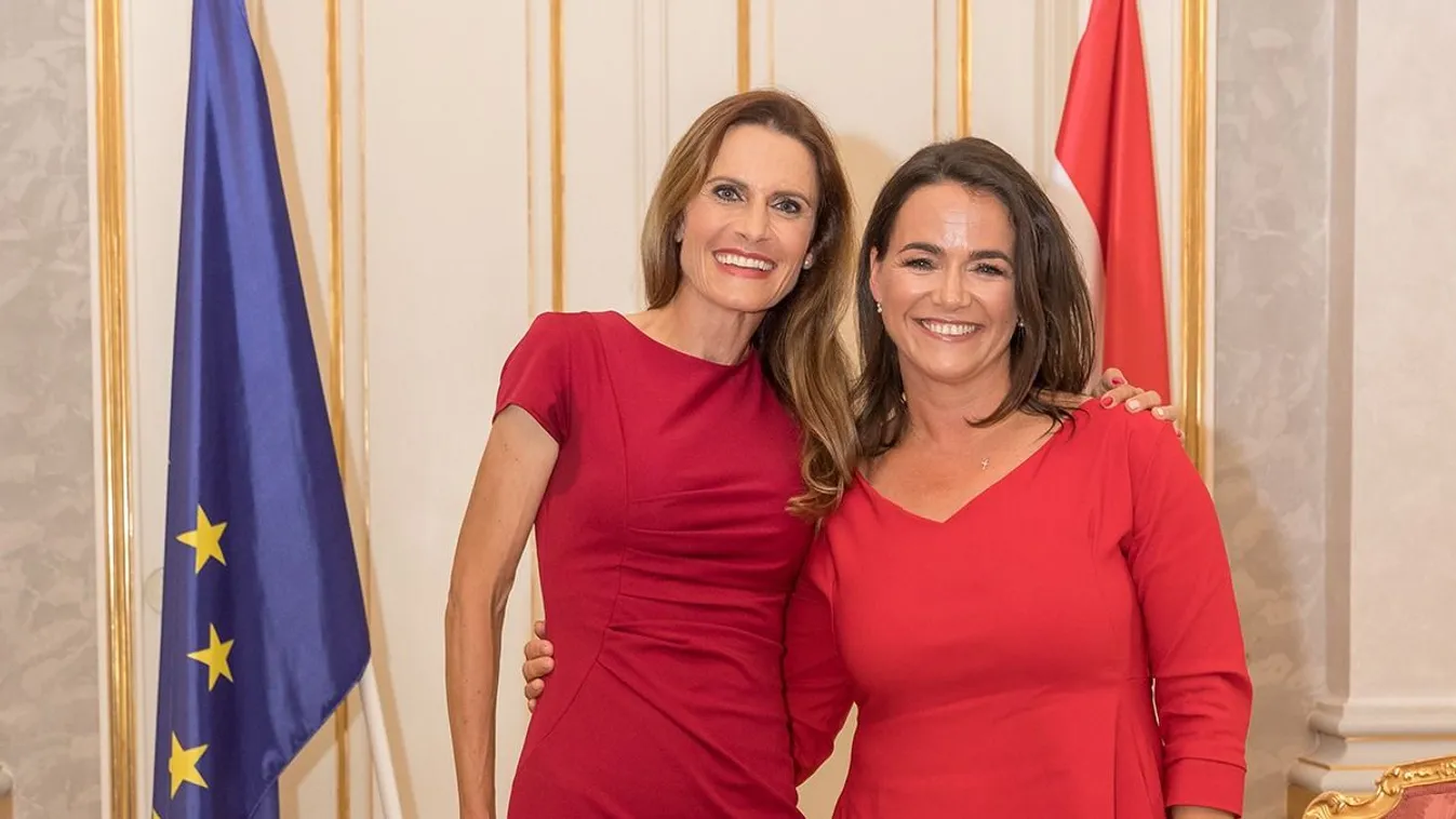 Novák Katalinnál járt Lubics Szilvia ultrafutó