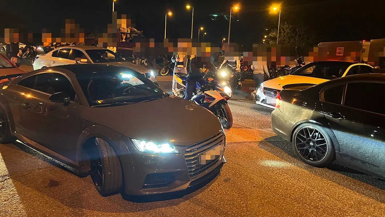 Életveszély: illegális gyorsulási verseny Fóton - videó