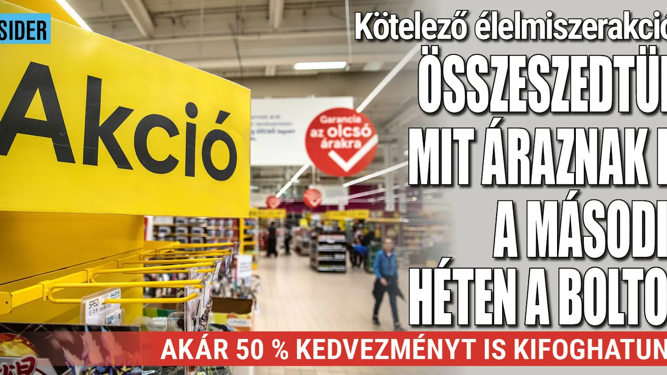 Kötelező akciók: akár 50 %-os engedményt is kifoghatunk