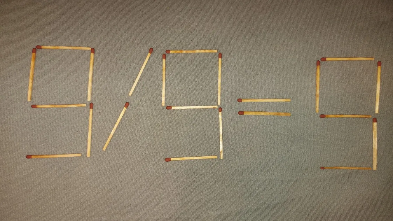 Lángész vagy, ha megoldod ezt a gyufarejtvényt