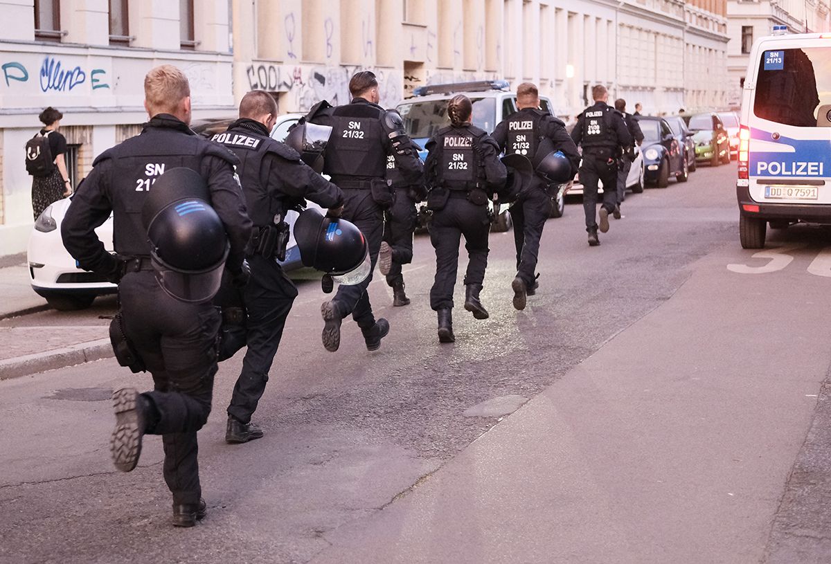 After sentencing of Lina E. - protests in Leipzig