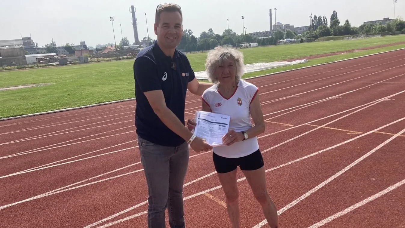 87 évesen készül az atlétikai vb-re Marika néni