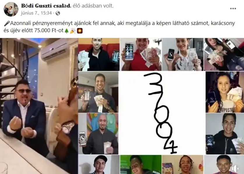 Bódi csalás csalás