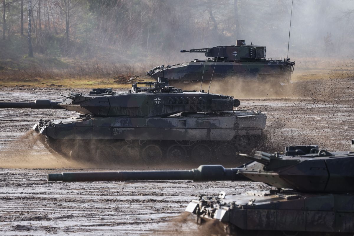 Defence Minister Lambrecht Visits Bundeswehr Tank Brigade As Germany Considers Deploying More Troops To Lithuania