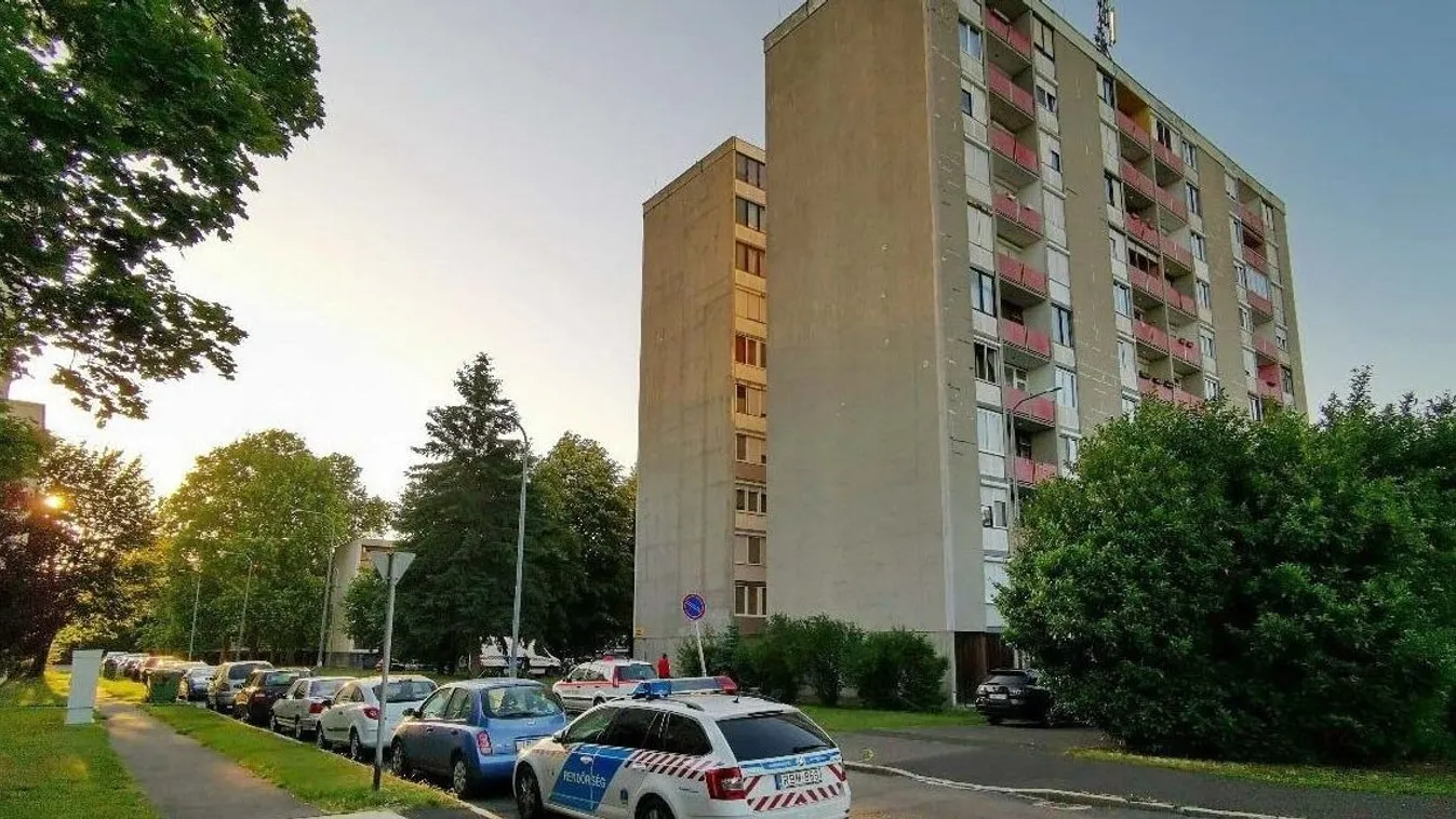 Meghalt a nő, aki a 10.emeletről ugrott ki Mosonmagyaróváron