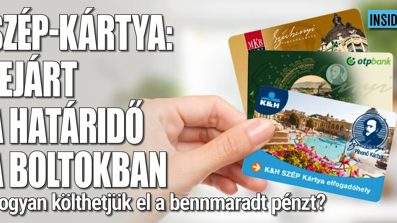 SZÉP-kártya: így költhetjük el a bennmaradt pénzt
