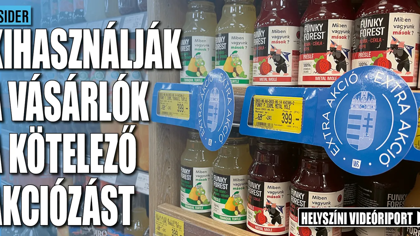 Örülnek a vásárlók a kötelező akciózásnak – Videó!