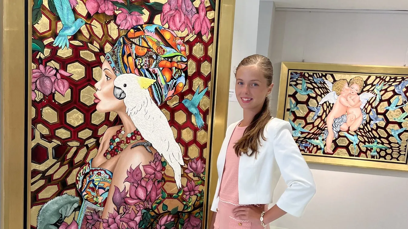 Világszerte elismerik a 13 éves, magyar festő kislányt