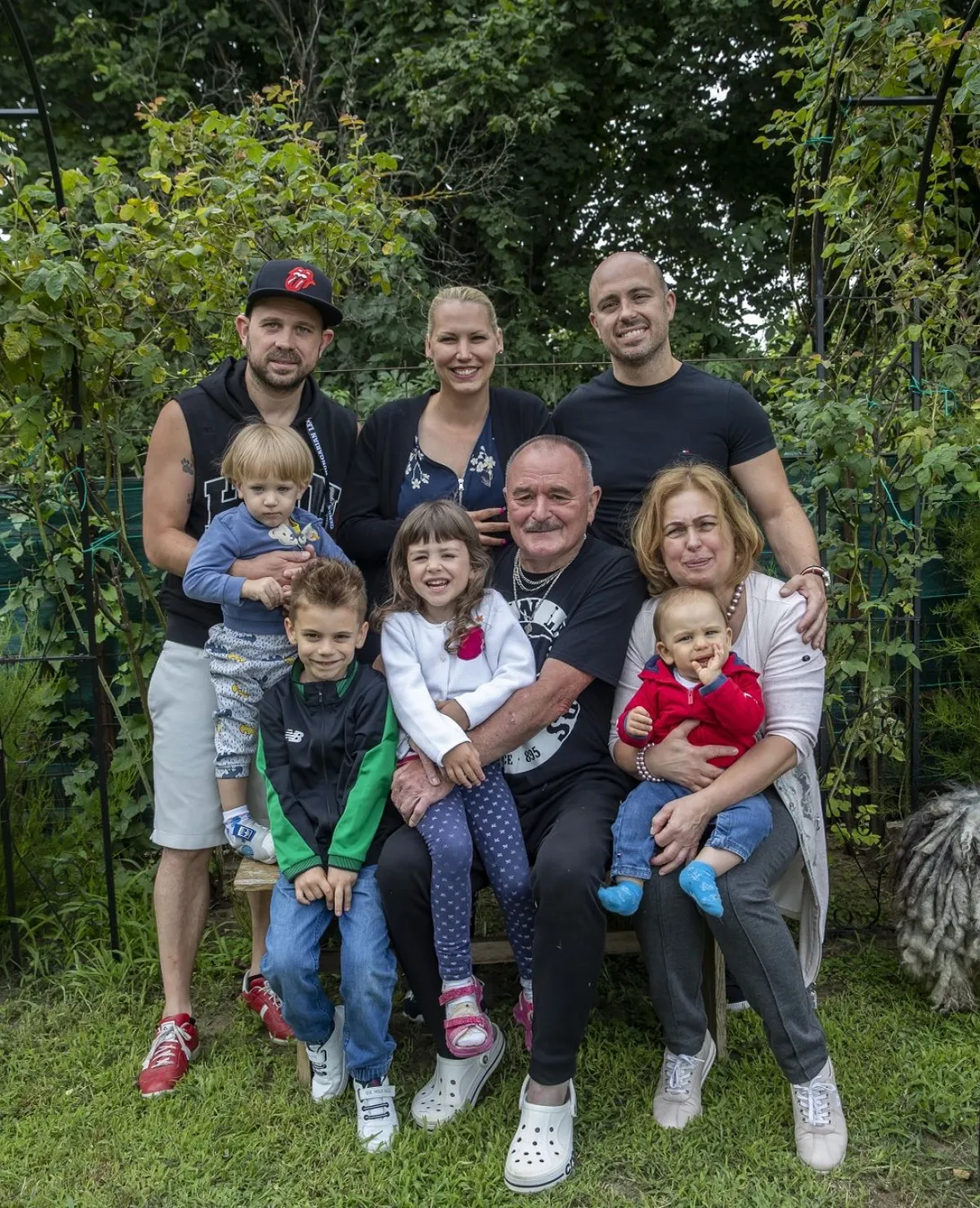 Nagy Feró és családja