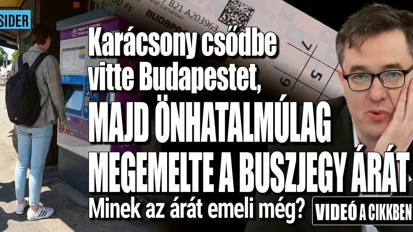Önhatalmúlag emelte meg Karácsony Gergely a jegyárakat