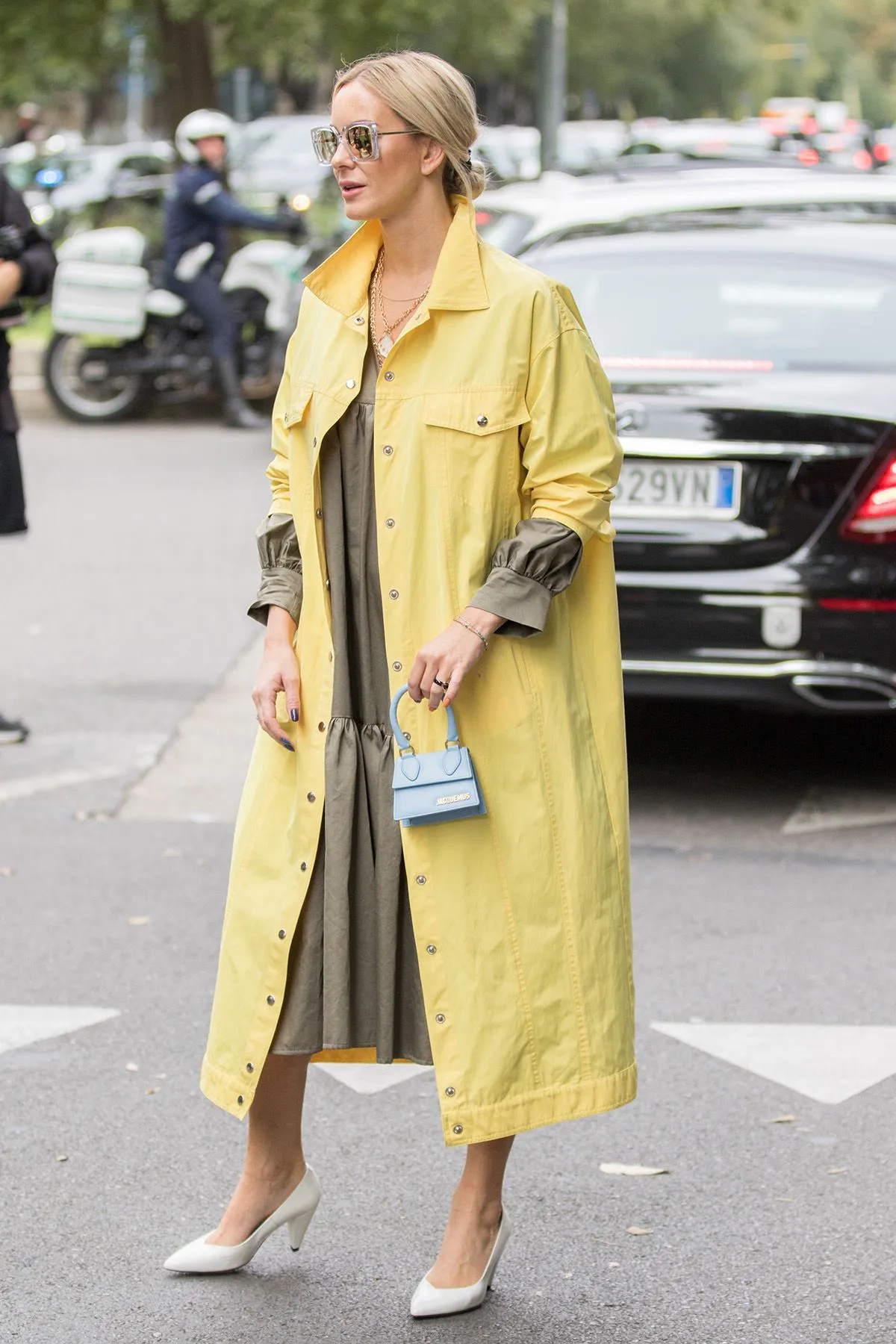 Milan,,Italy,-,September,19,,2019:,Model,Wearing,A,Pair