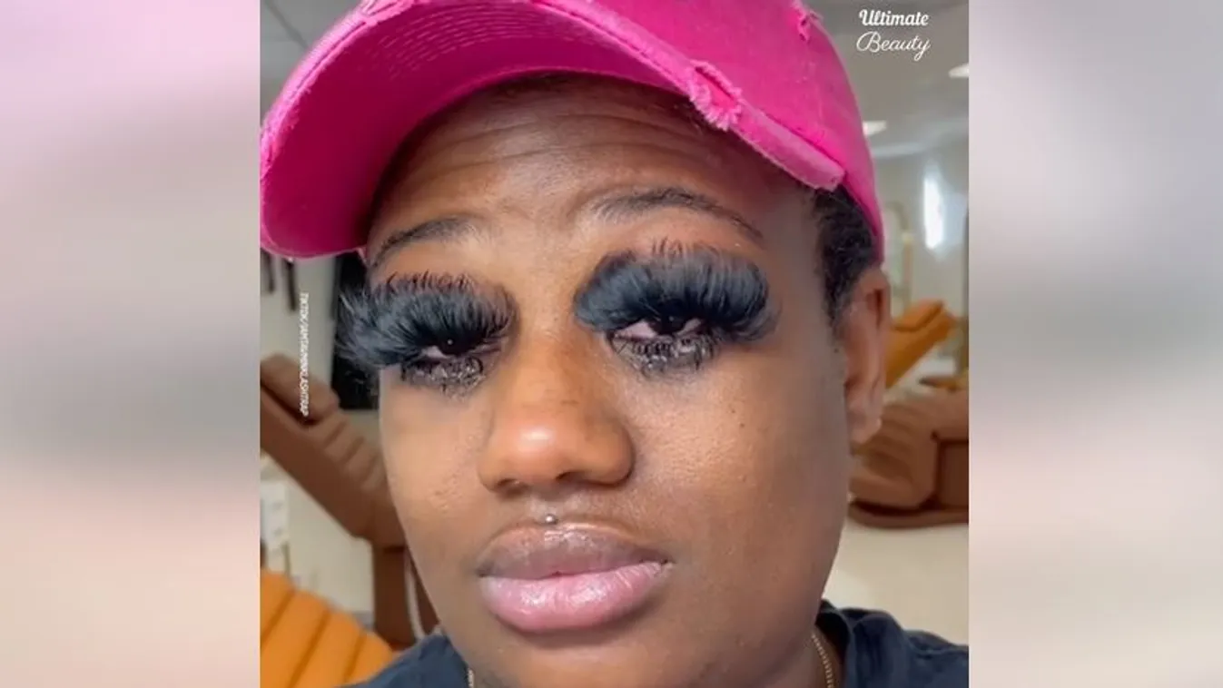 Ezen a nőn röhög a világ: még a szemét se bírja kinyitni, akkora műszempillát rakatott