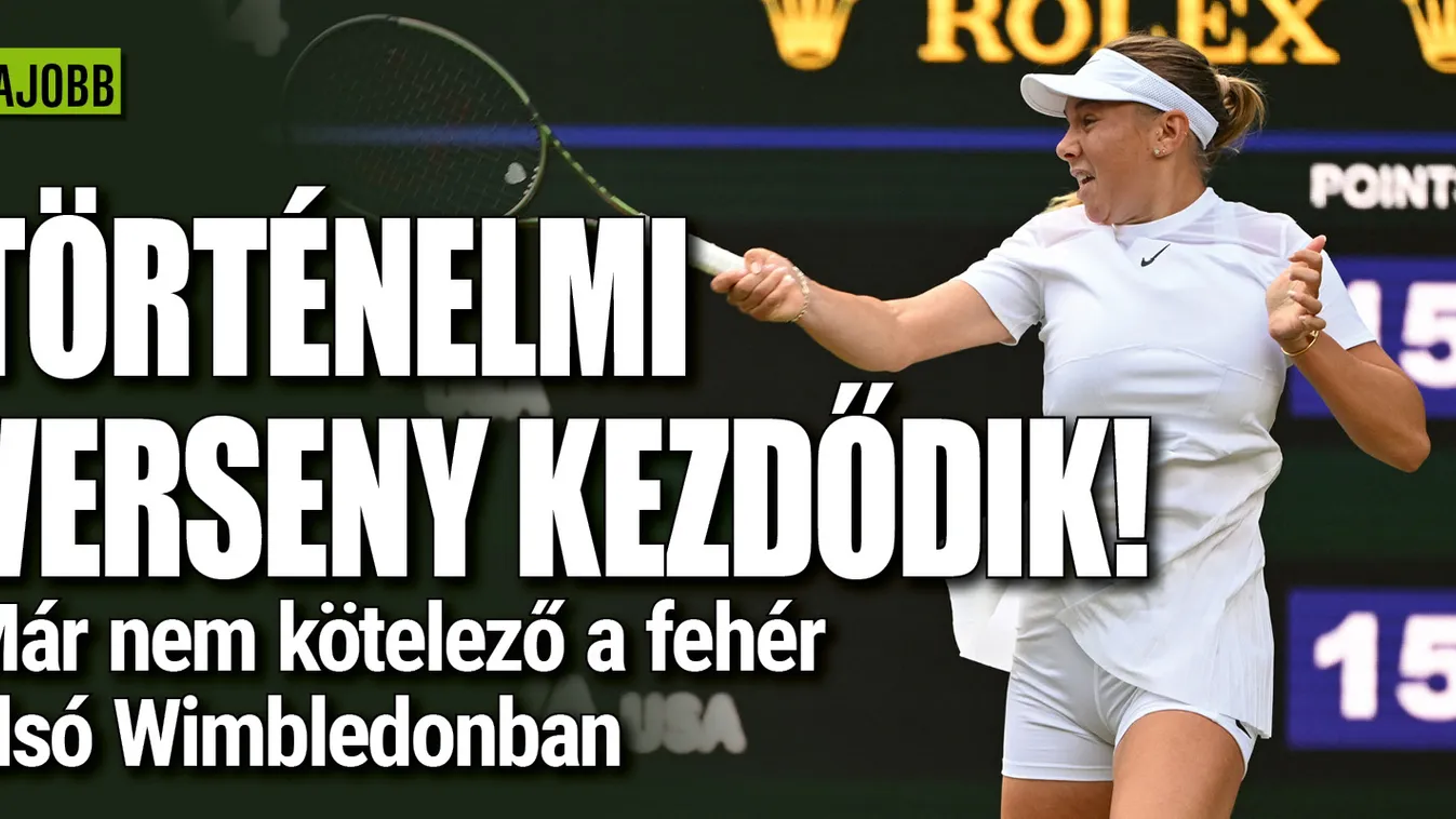 Színes bugyit és alsót is hordhatnak a nők Wimbledonban