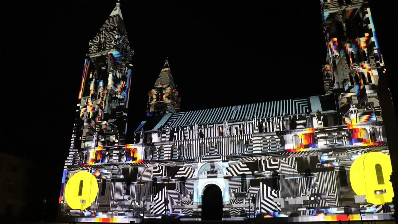 Ilyen csodás volt a pécsi fényfesztivál második napja