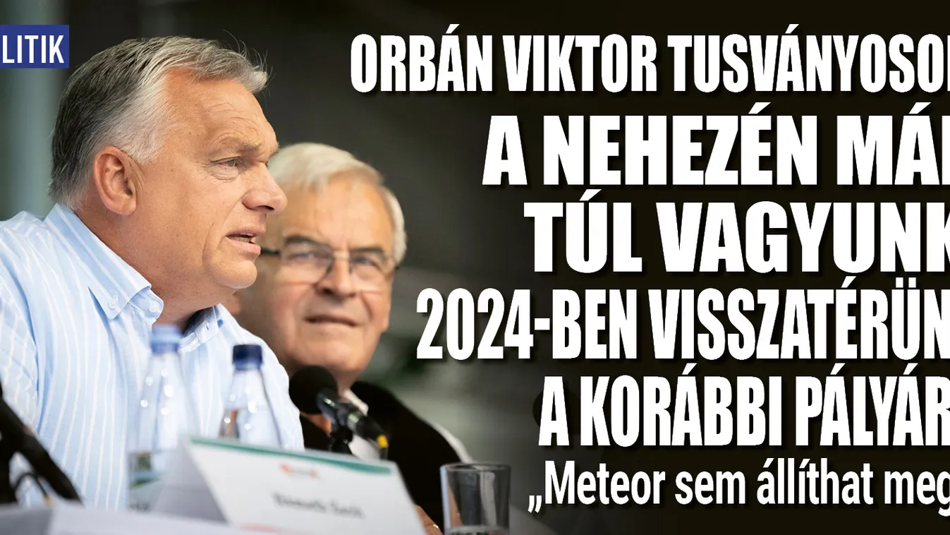 Orbán Viktor Tusványoson: Napról napra haladunk az összeütközés felé