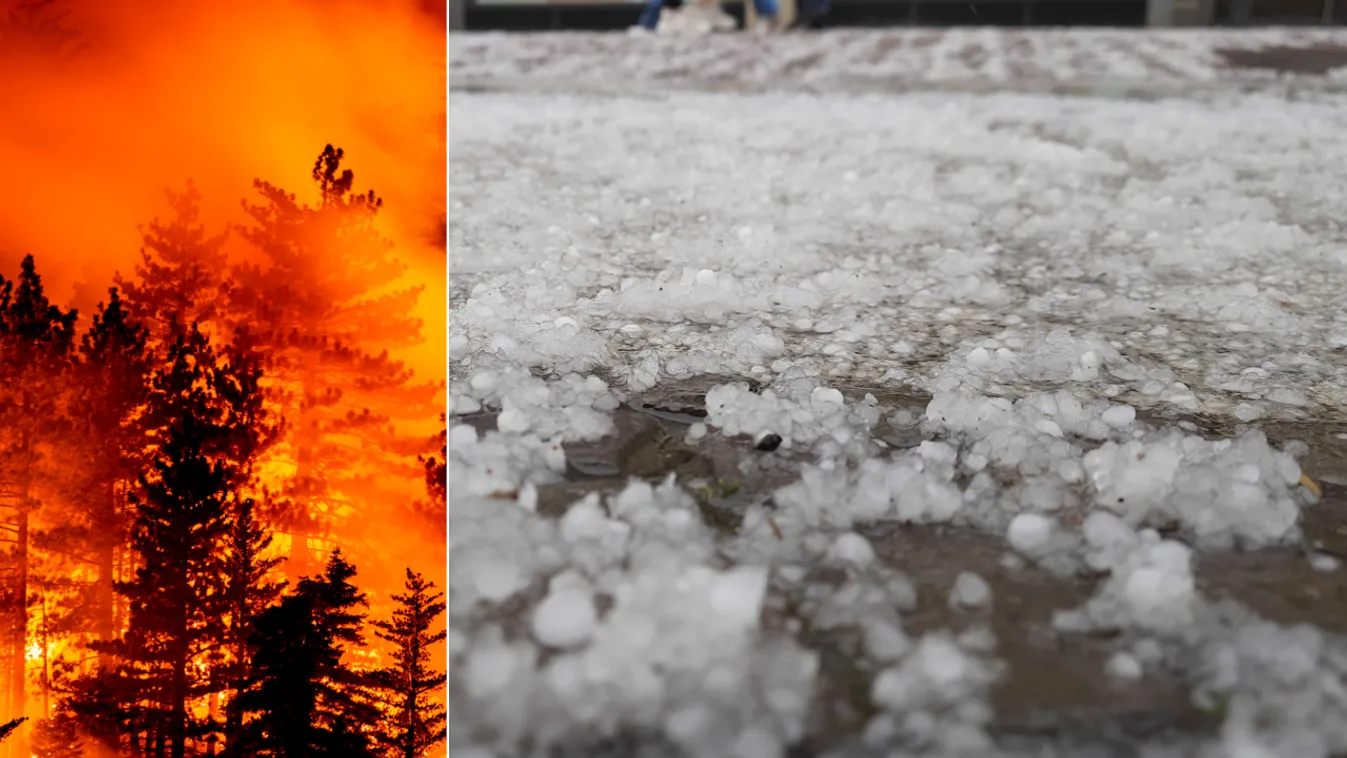 Kánikula és jégeső váltja egymást – Videó!