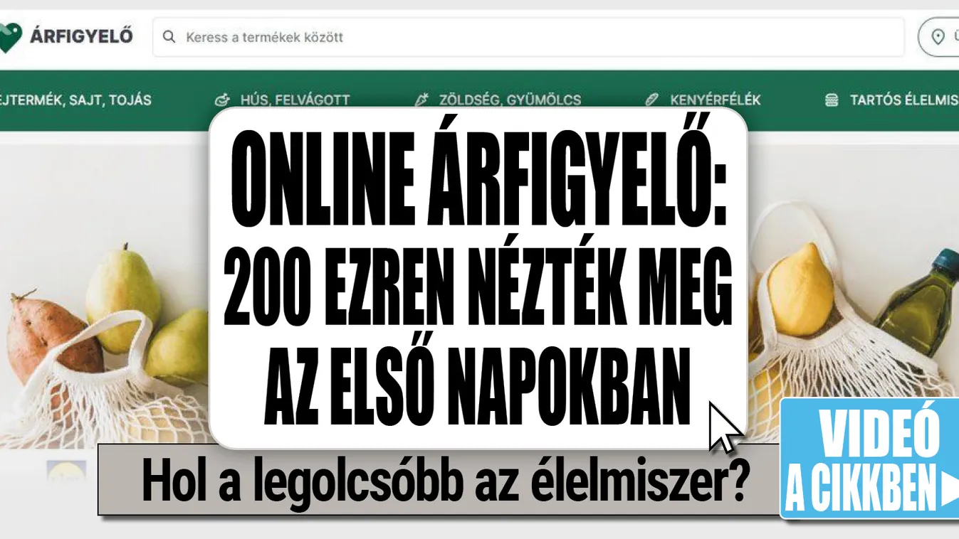 Máris siker az online árfigyelő rendszer