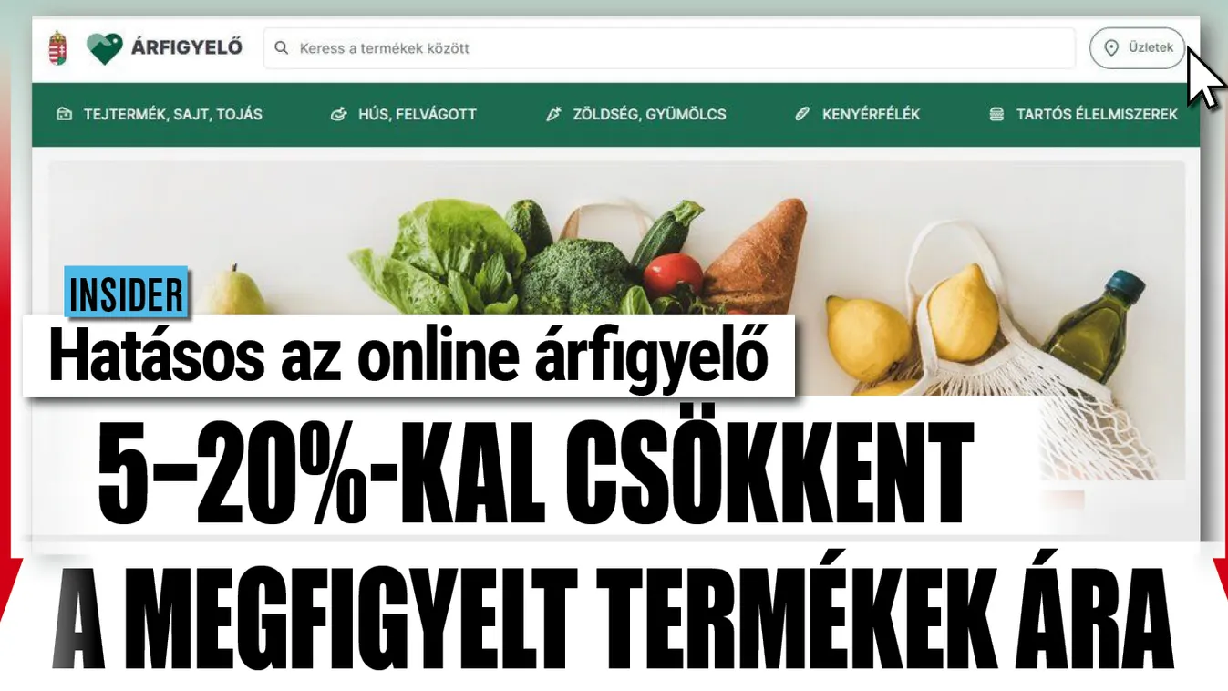  5-20%-kal csökkent az árfigyelős termékek ára