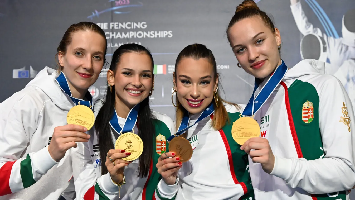 Címét megvédve világbajnok a női kardcsapat