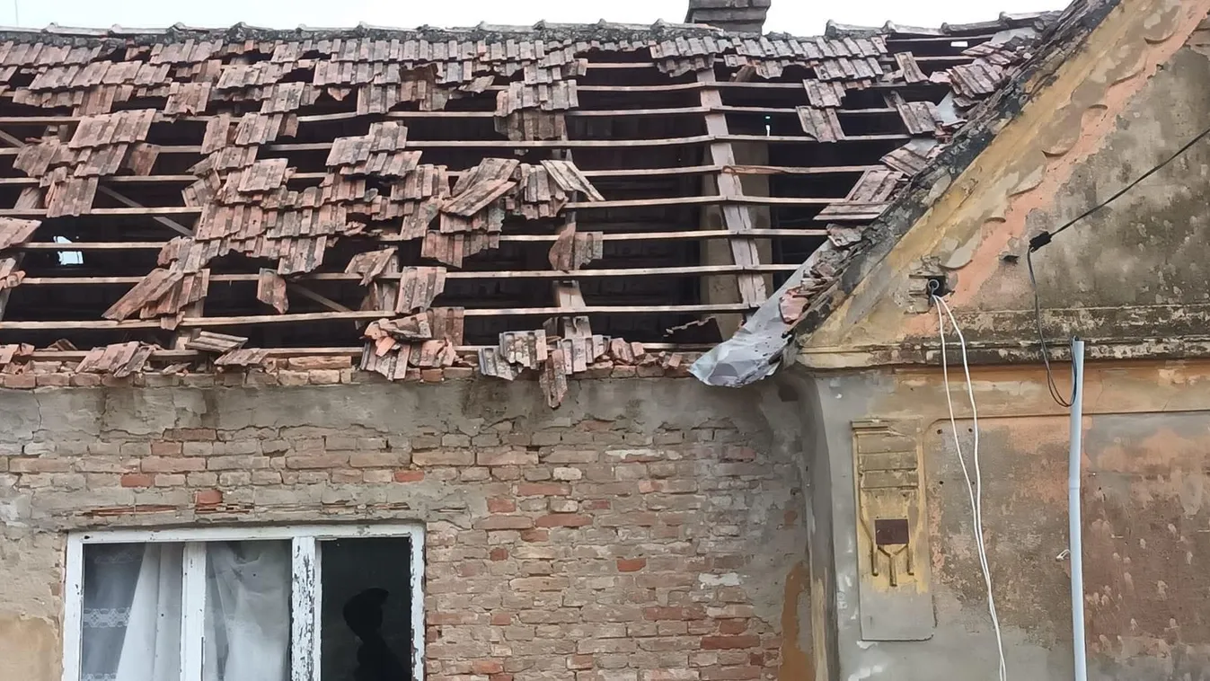 Fotókon a vihar itthoni pusztítása