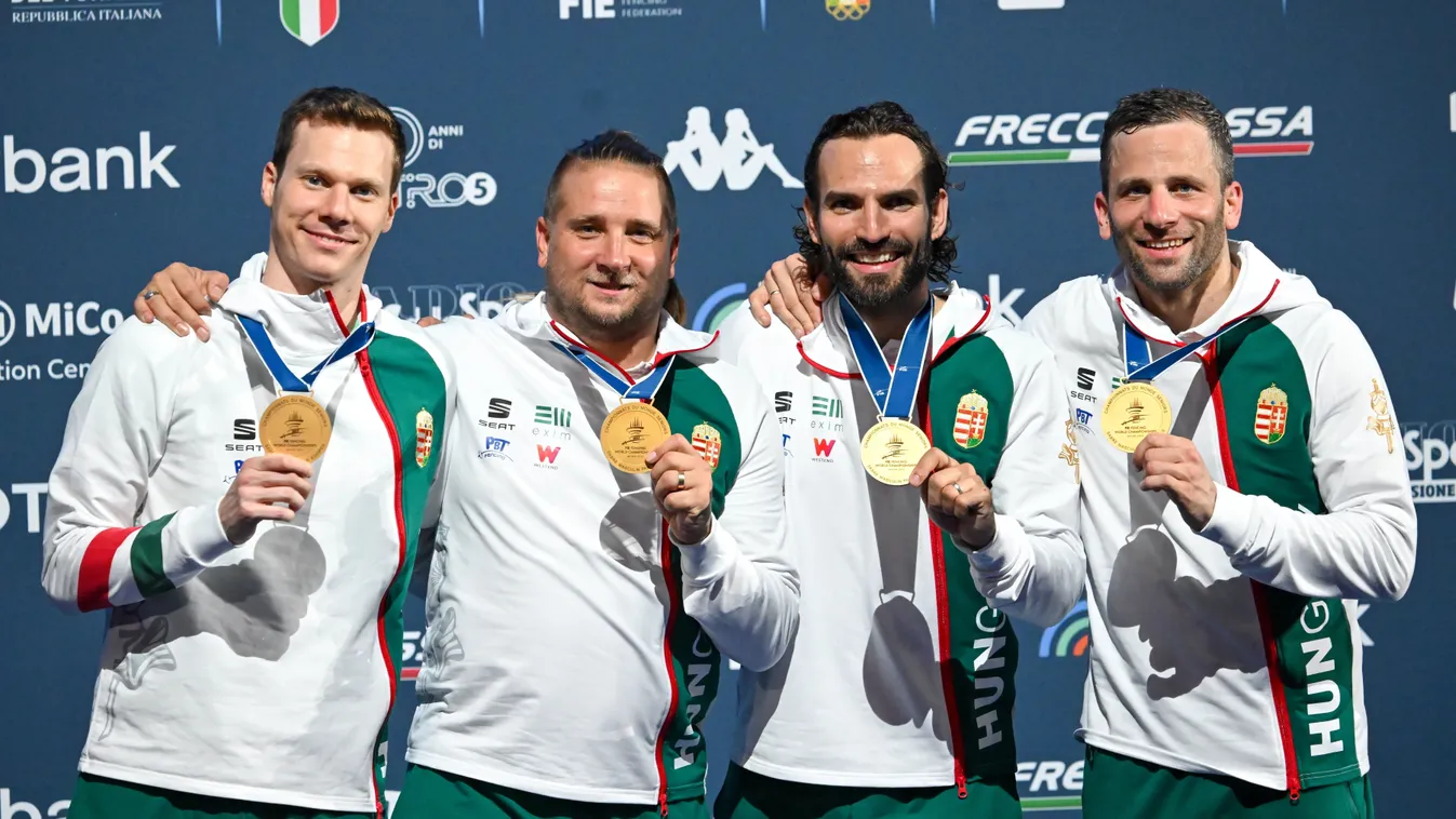 16 év után aranyérmes a magyar férfi kardcsapat